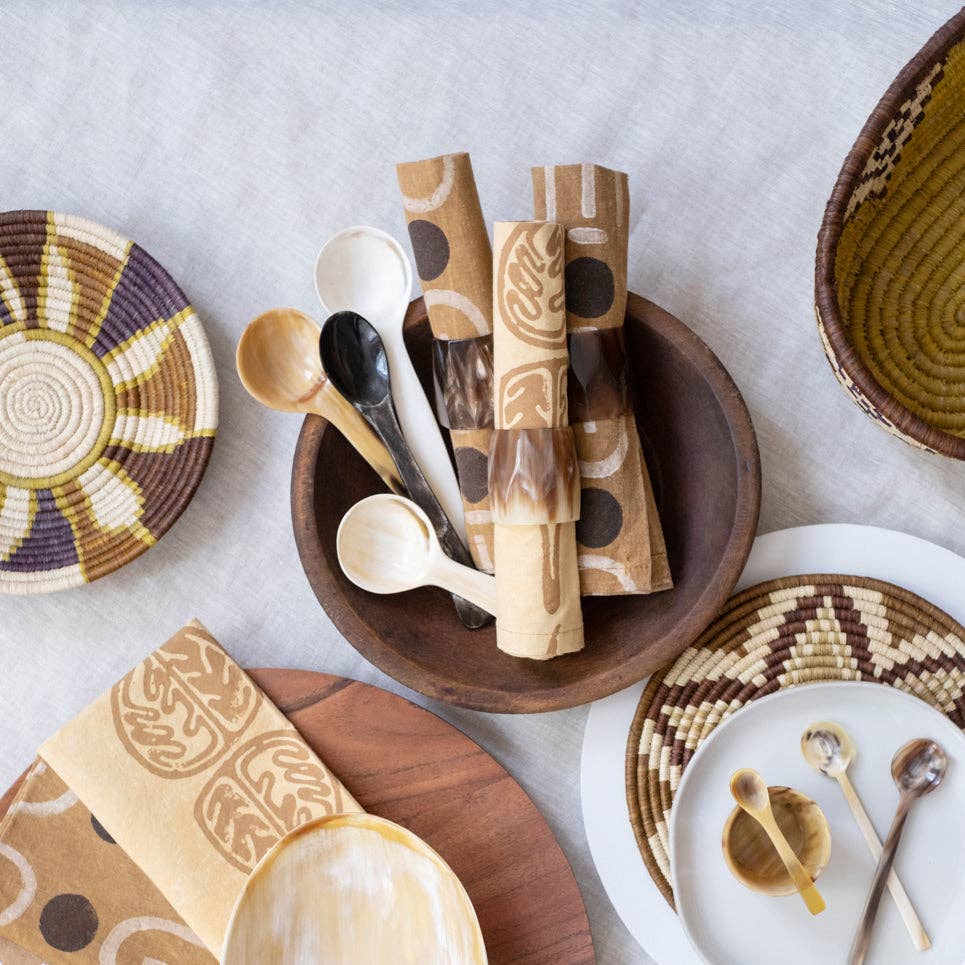 Horn Condiment Spoon