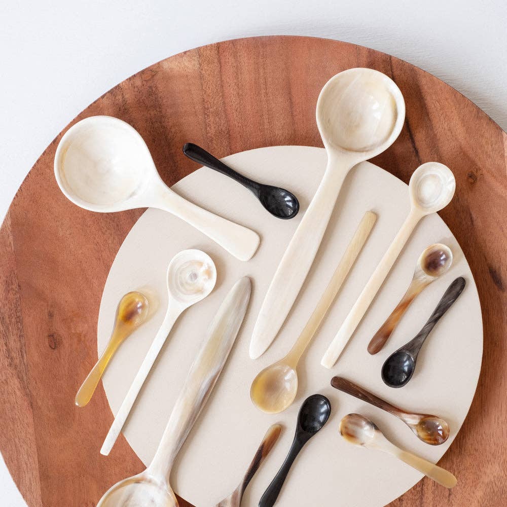 Horn Condiment Spoon