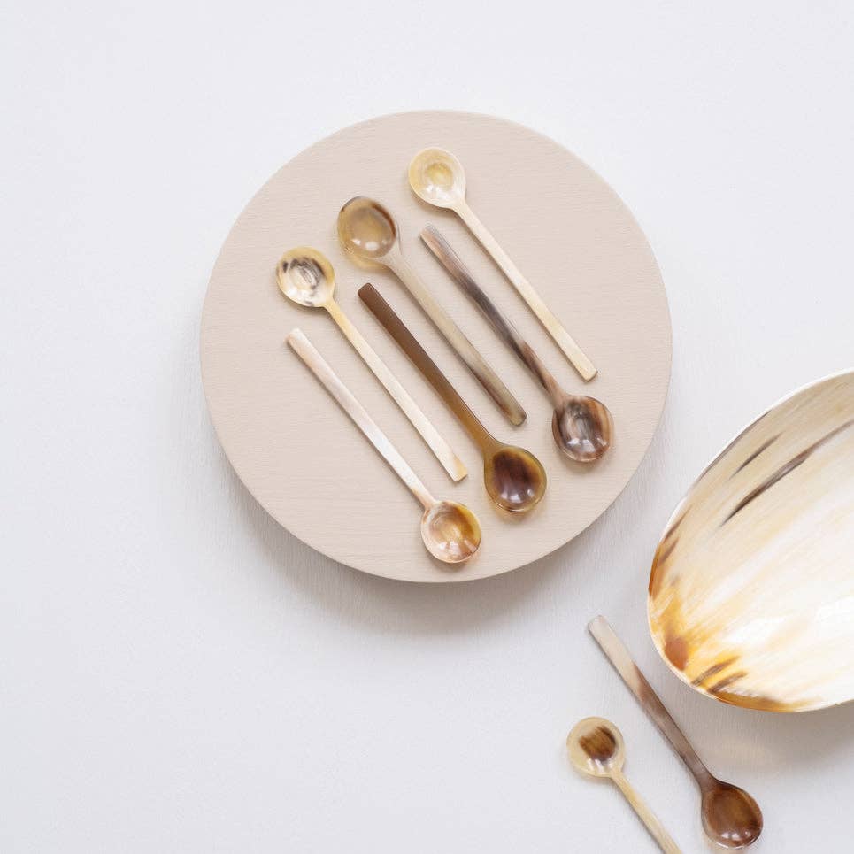 Horn Condiment Spoon
