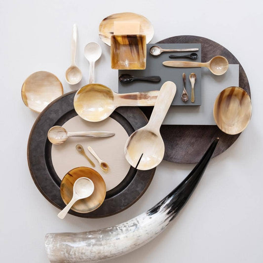 Classic Horn Salad Servers