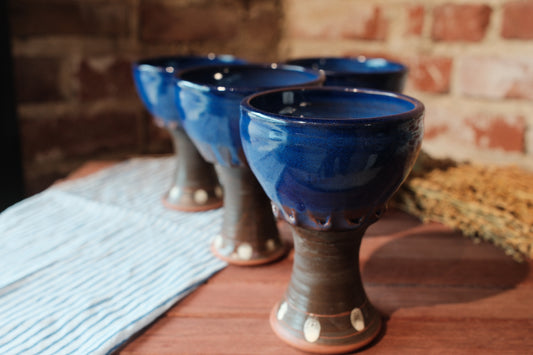 Gardiner Blue Goblet