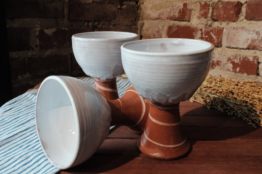Gardiner White Goblet