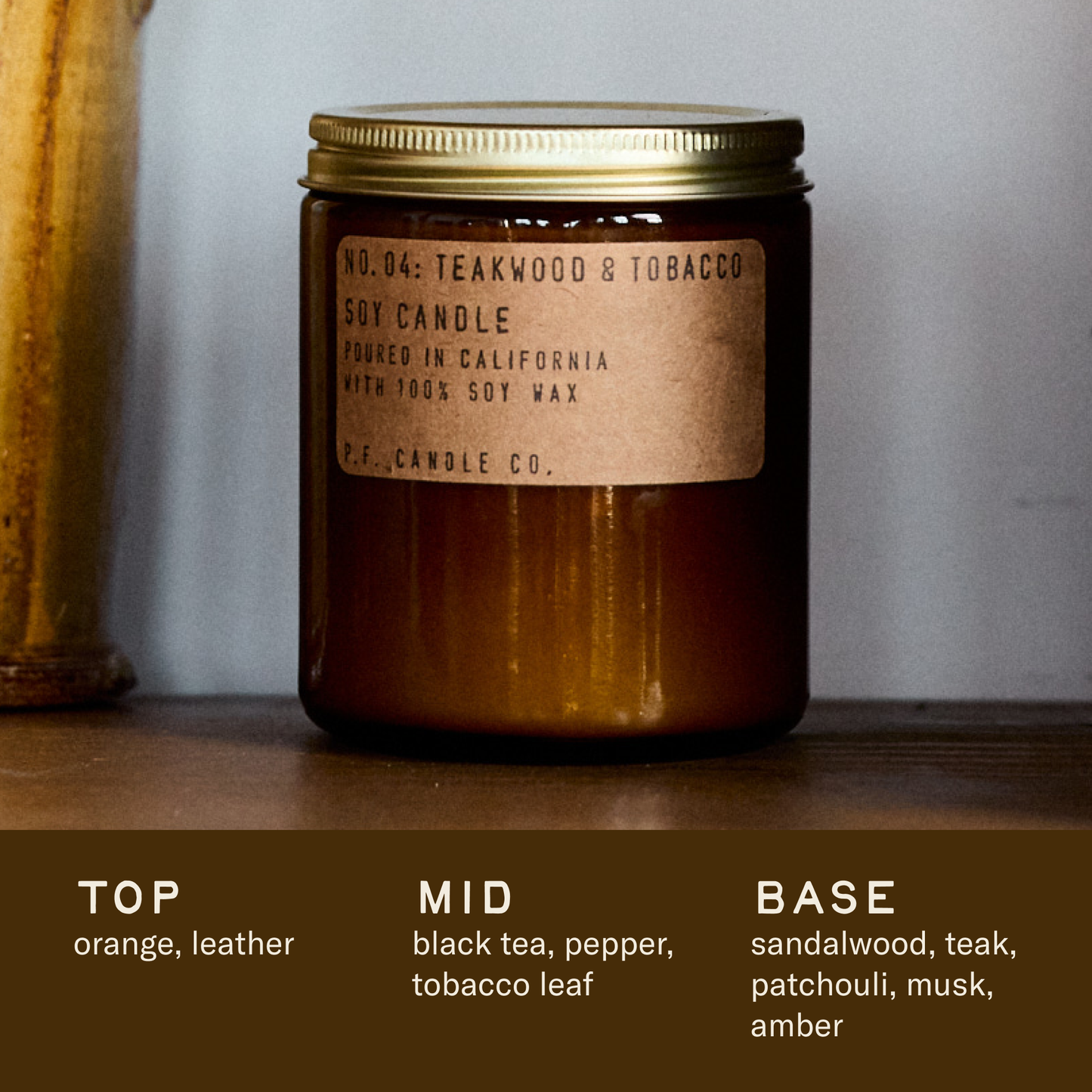 Teakwood Soy Candle
